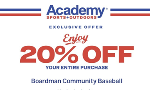 Academy Sports+Outdoors BCB 20% OFF Weekend